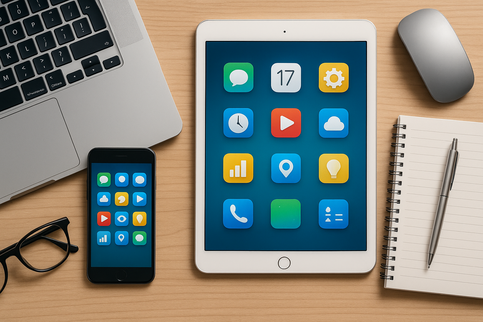 Digital tools and productivity applications for personal development