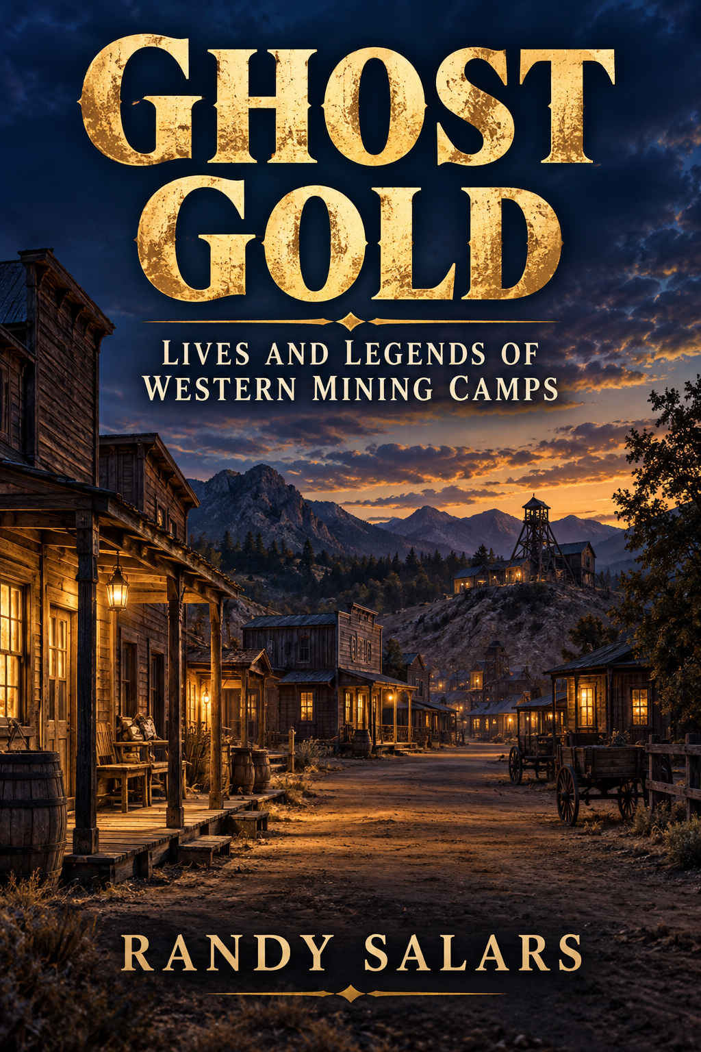 Cover of Ghost Gold: Lives and Legends of Western Mining Camps by Randy Salars