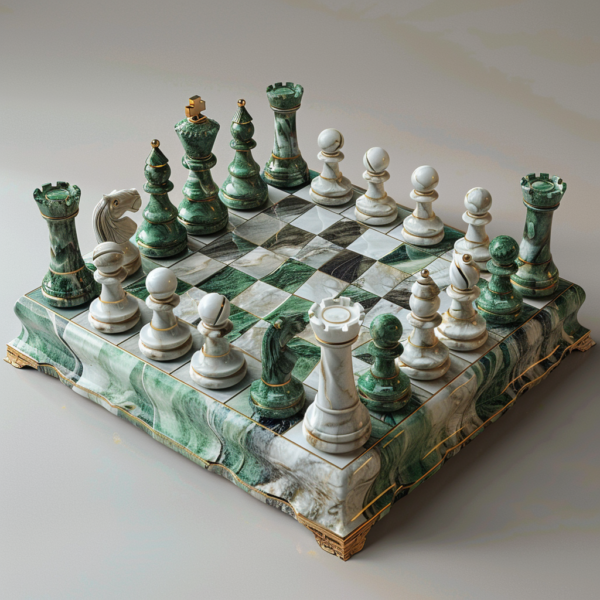 rsalars_a_3-d_chessboard_with_jade_and_obsideon_pieces_with_j_00cbc99a-b621-4411-8c1e-e1191a761e13_0