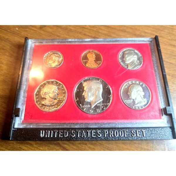 1980 S United States Proof Set With Six Coins In Original Mint Packaging