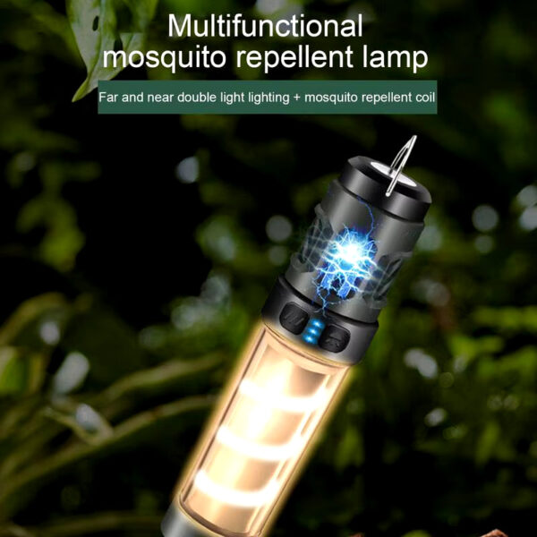 LED Camping Light USB Rechargeable Camping Lantern Waterproof Flashlight Tent Camping Supplies Outdoor Lighting