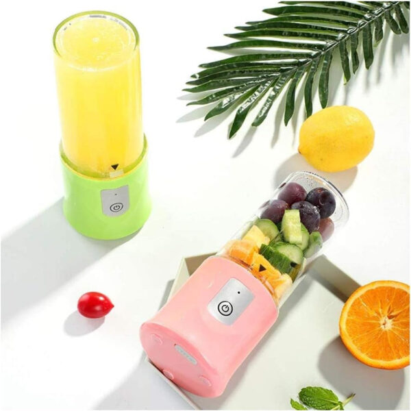 Portable Blender, to Go Blender Juice Cup Smoothies Blender on the Go with Updated 6 Blades Christmas Gifts Cups Portable Blender Usb Rechargeable Mixer (White)