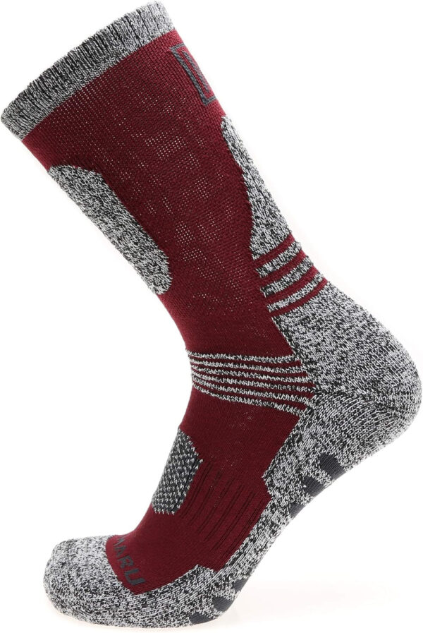 Men’S 5 Pairs Hiking Socks- Multi Performance Moisture Wicking Outdoor Sports Hiking Crew Socks