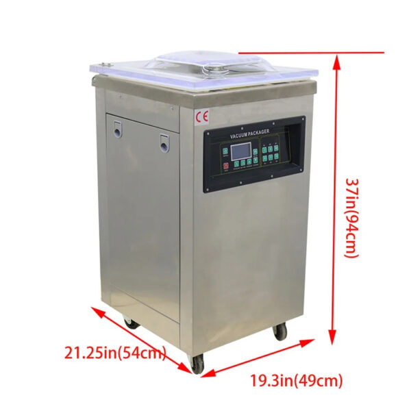 Single Chamber Vacuum Packaging Machine Stainless Steel Food Sealing Machine DZ400