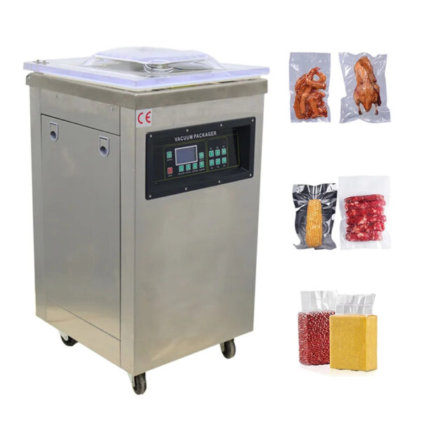 Single Chamber Vacuum Packaging Machine Stainless Steel Food Sealing Machine DZ400