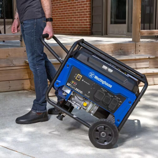 4,650/3,600-Watt Gas Powered Portable Generator with Recoil Start