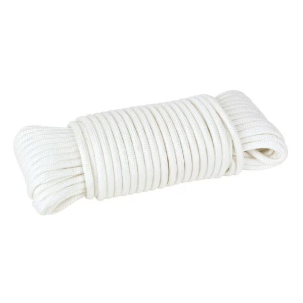 1/8 In. X 50 Ft. Paracord Rope, White