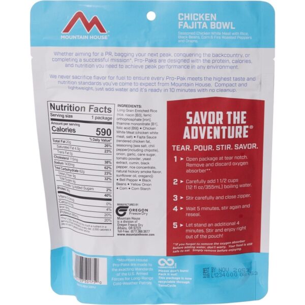 Mountain House Freeze Dried Food Meals Pouches Camp Trail MRE Emergency - NEW!!