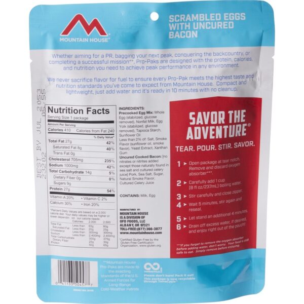 Mountain House Freeze Dried Food Meals Pouches Camp Trail MRE Emergency - NEW!!