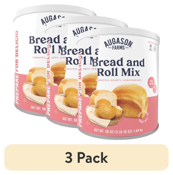 (3 Pack)  Honey White Bread Scone & Roll Mix 3 Lbs 10 Oz No. 10 Can