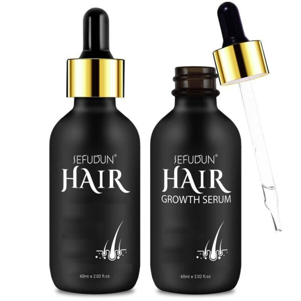 SEFUDUN 5% Minoxidil Hair Serum for Thinning and Weak Hair Care, Biotin, and Ginseng Extract for Men & Women Natural Haircare (60Ml) - Image 4