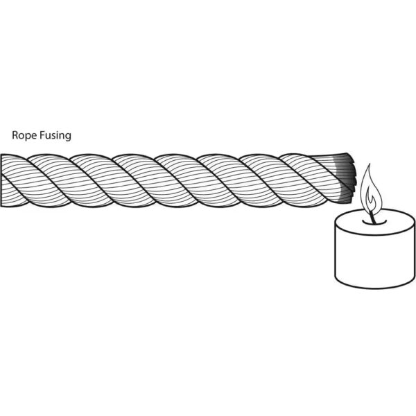 1/8 In. X 50 Ft. Paracord Rope, White